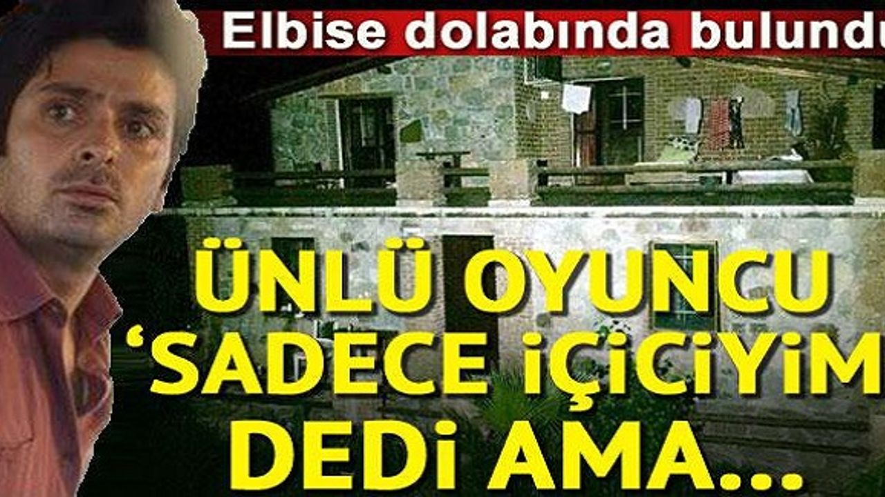 Ünlü oyuncu 'sadece içiciyim' dedi ama elbise dolabında kenevir yetiştirmiş