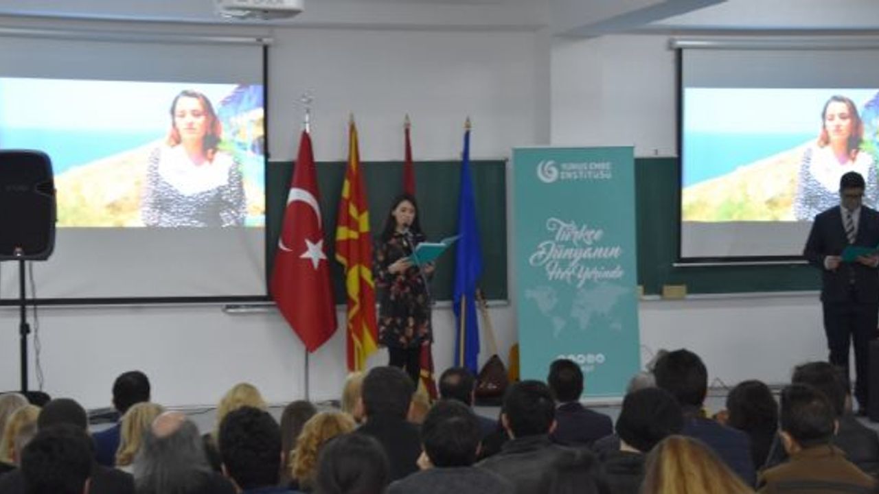 YEE, Makedonya'da "Türk Köşesi ve Türkçe Dersliği" açtı
