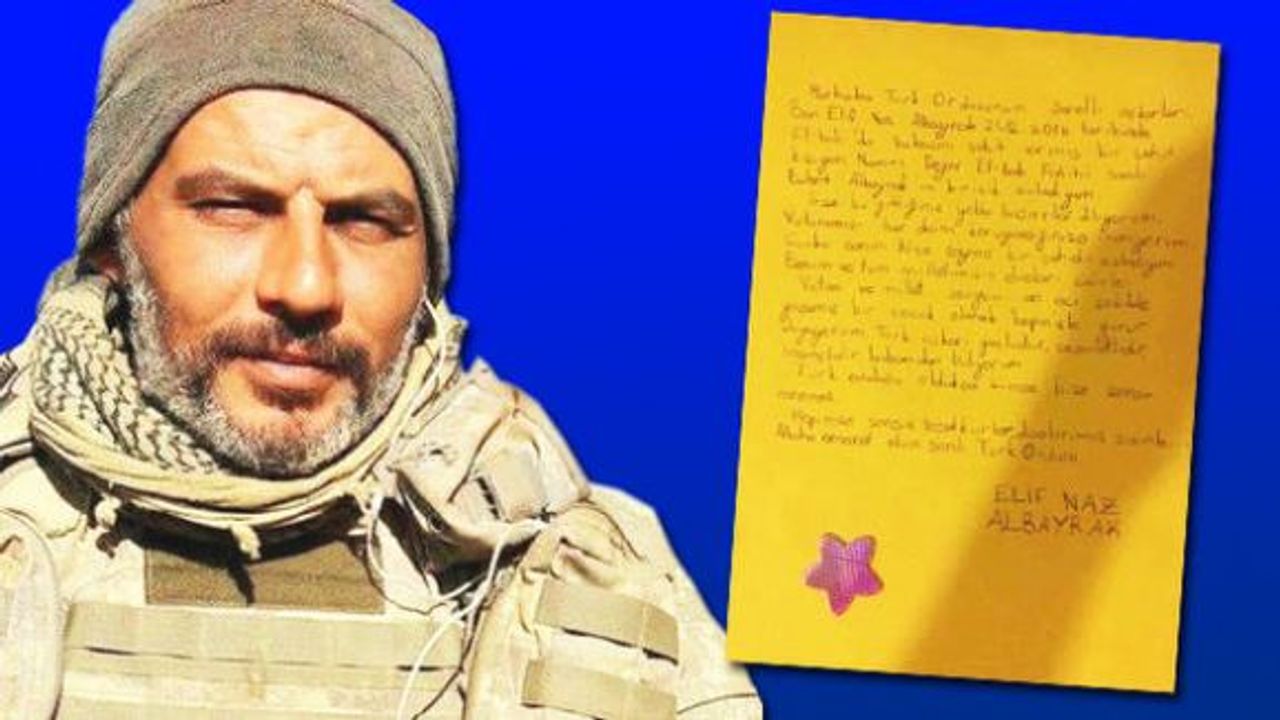 Şehit Binbaşı'nın kızından duygulandıran mektup