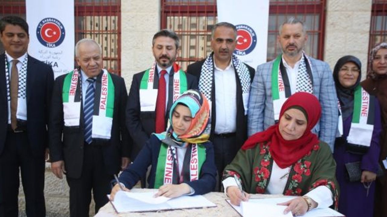 Tenzile Erdoğan İHL ile Filistin'deki Türk lisesi kardeş okul oldu
