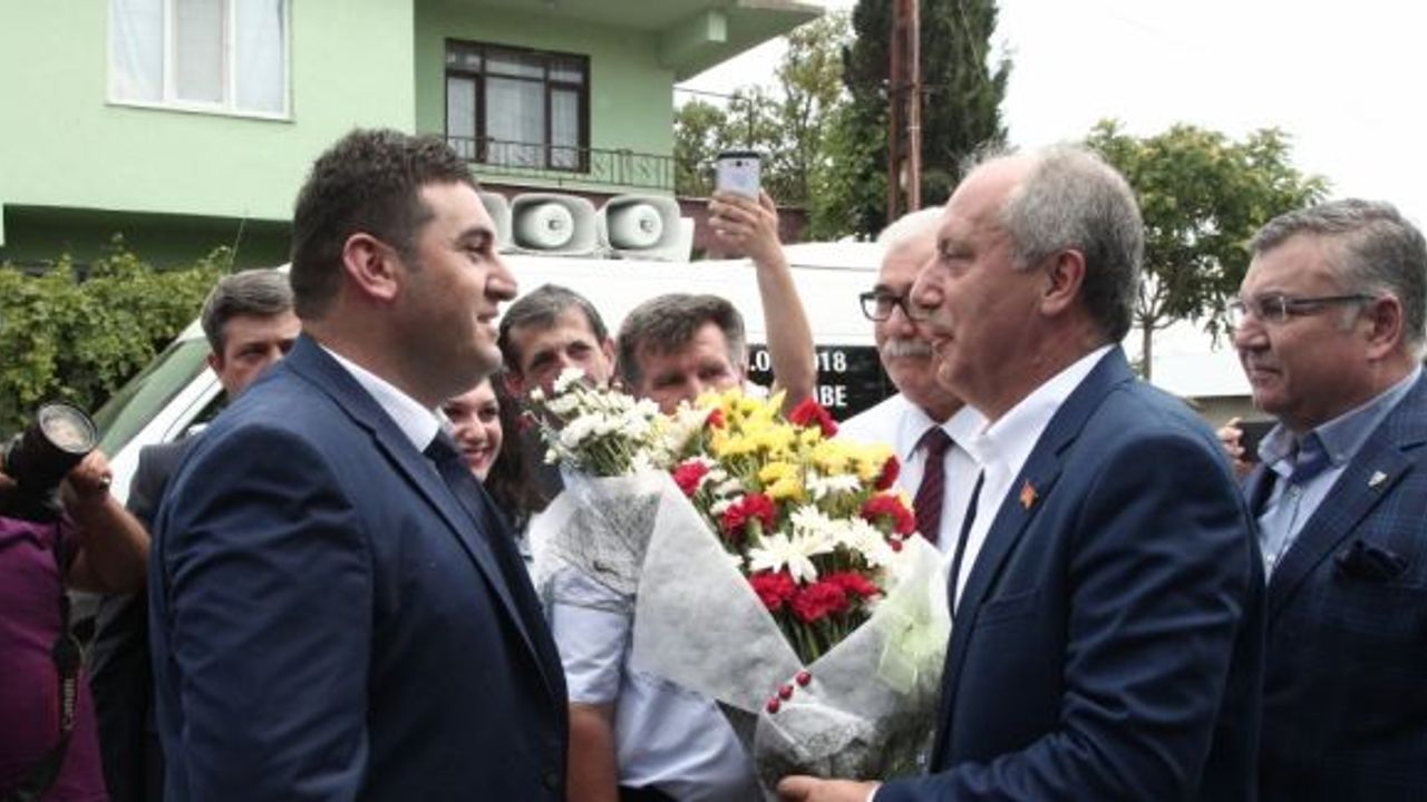 CHP'nin 24 Haziran seçimlerindeki cumhurbaşkanı adayı Muharrem İnce: