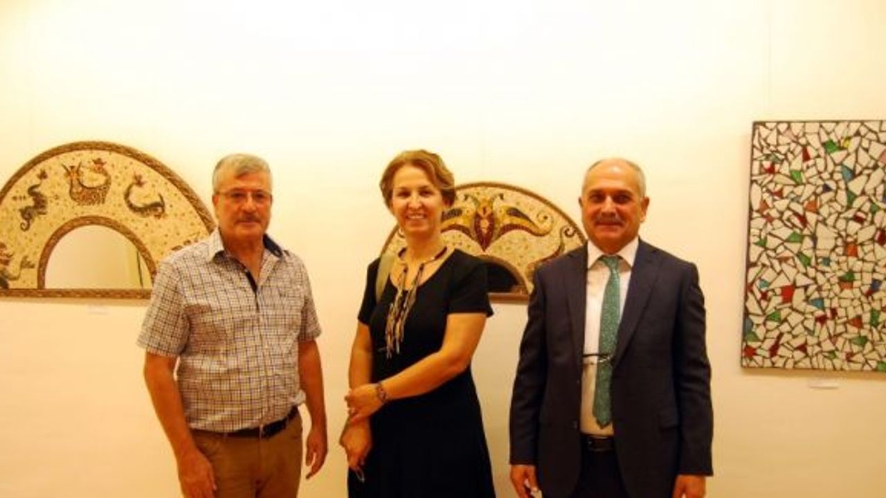 Mehmet Yılmaz’ın mozaik sergisi 21 Eylül’e kadar sürecek