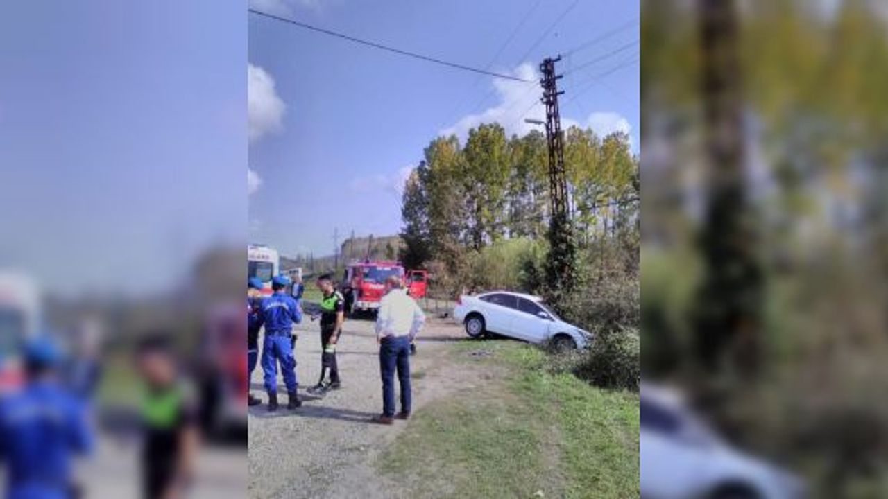 Cenaze yolunda feci kaza: 1 ölü, 2 yaralı