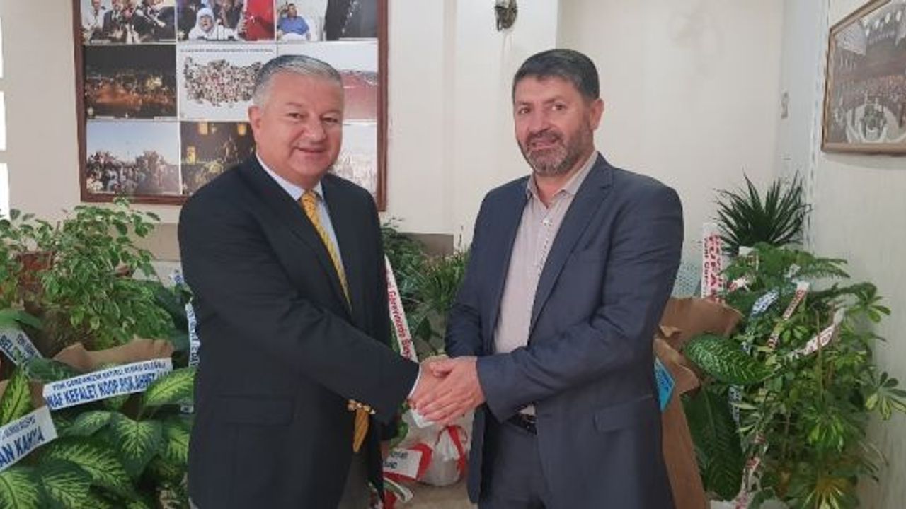 Kaymakam Duru’dan AK Parti İlçe Başkanı Turan’a iade-i ziyaret