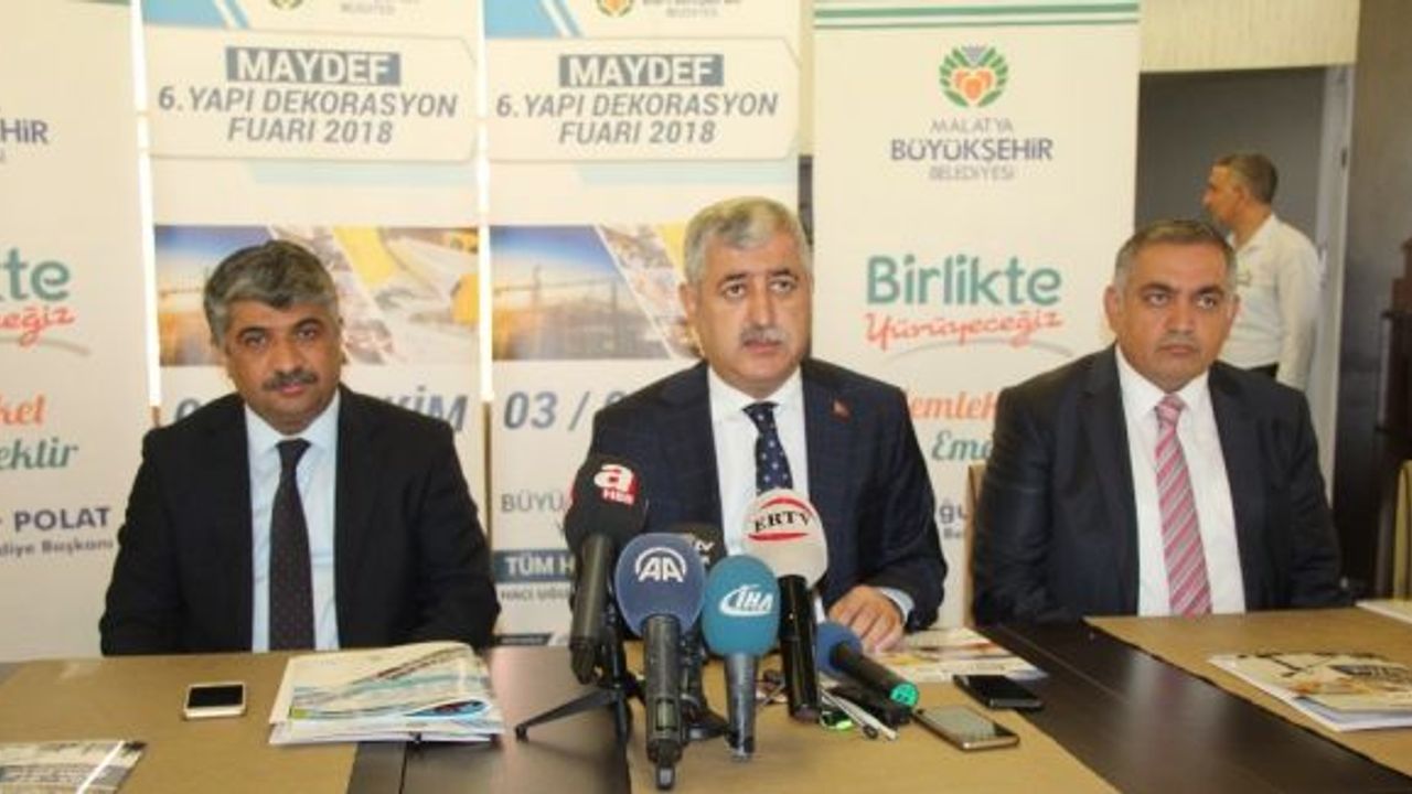 Malatya Yapı ve Dekorasyon Fuarı 3 Ekimde açılıyor