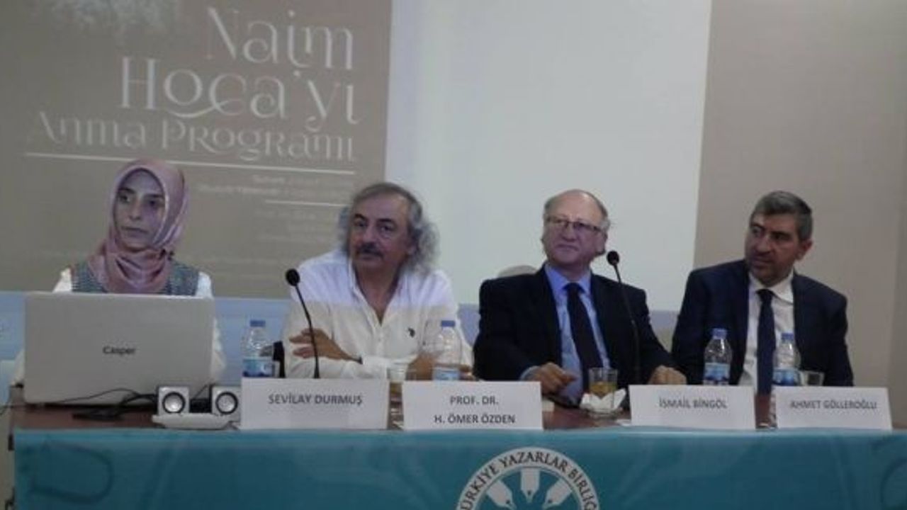 TYB Erzurum Şubesince Naim Hoca’yı anma paneli düzenledi