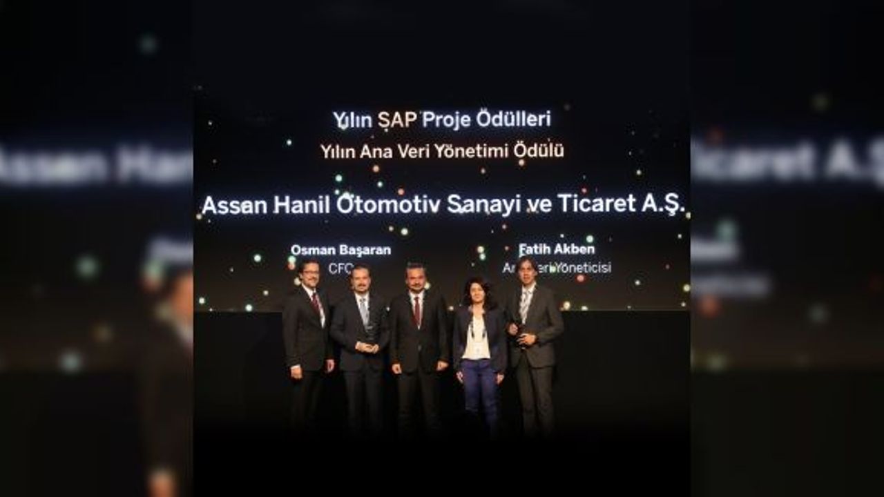 Assan Hanil SAP ’Yılın Ana Veri Yönetimi’ ödülünü kazandı