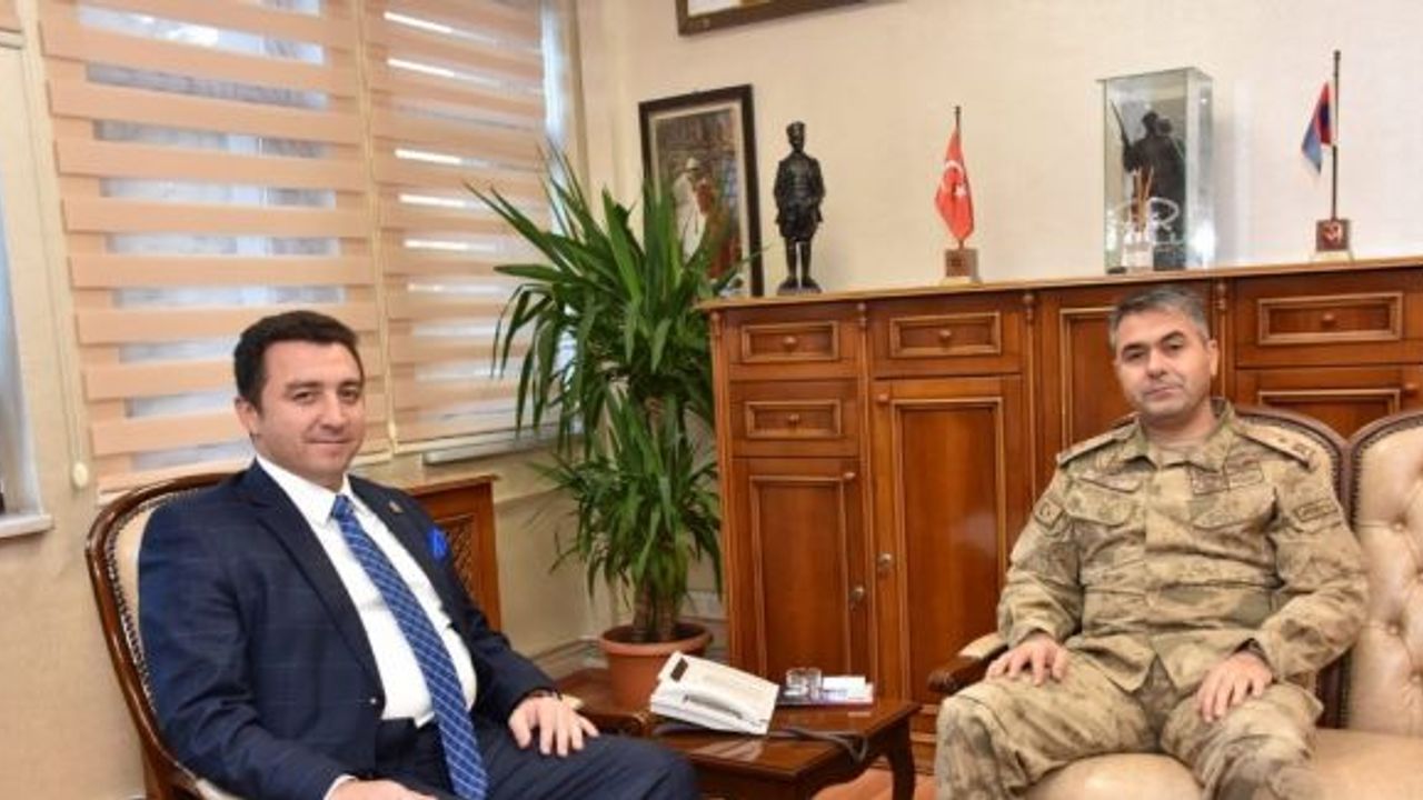 Başkan Bakıcı, Bilecik Tugay Komutanı Tuğgeneral Bulut ile bir araya geldi