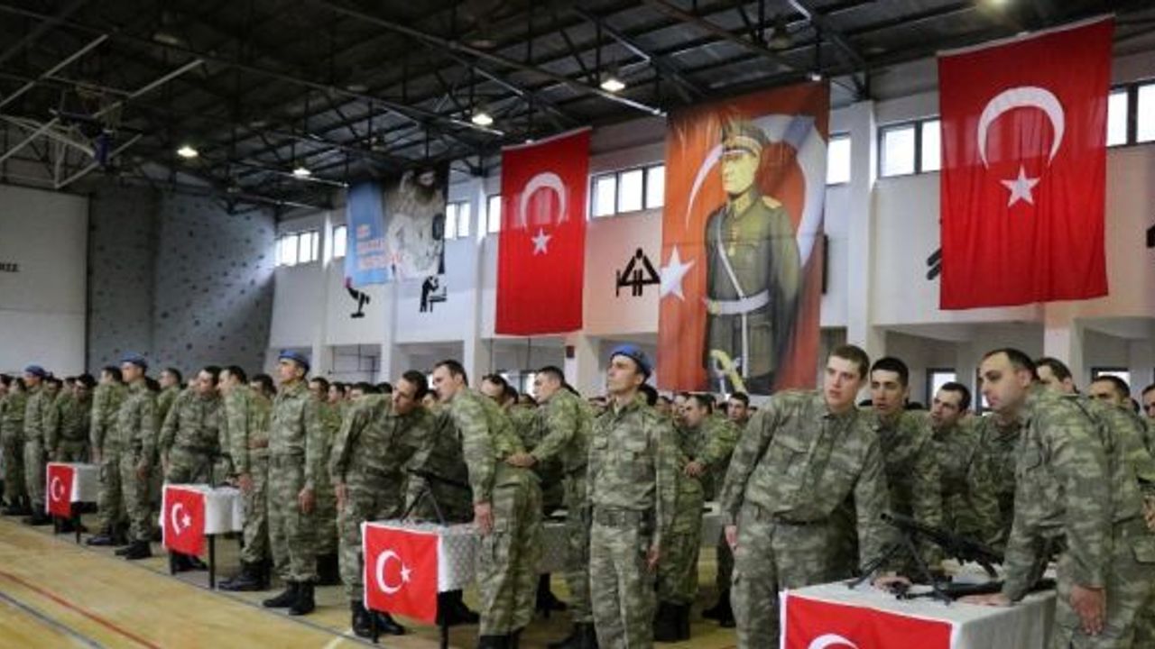 Bolu’da bedelli askerlik yapan erler yemin heyecanı yaşadı