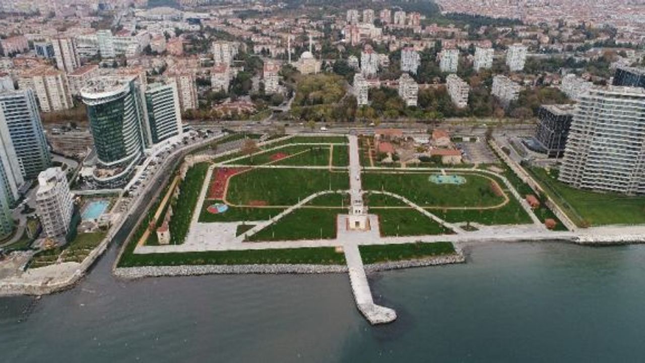Baruthane Millet Bahçesi’nin açılış öncesi son hali havadan görüntülendi