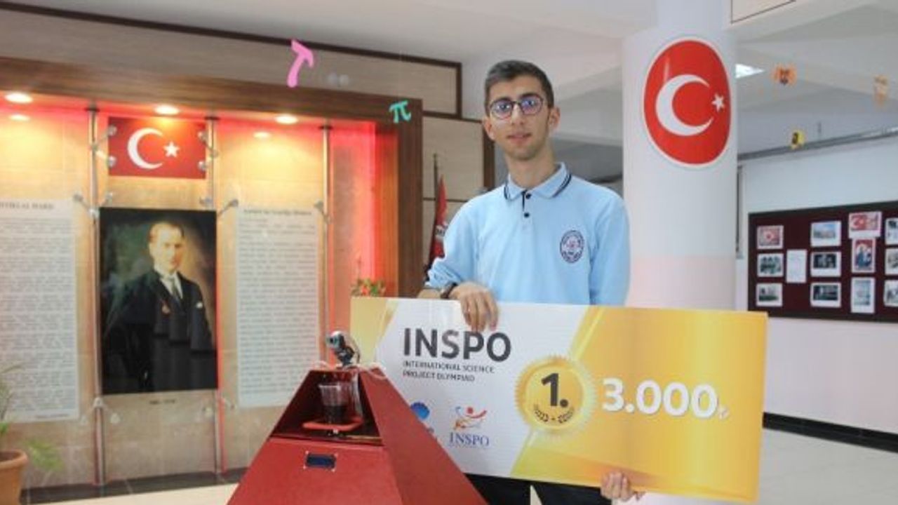 (Özel) Lise öğrencisinin geliştirdiği robot görenleri şaşırtıyor