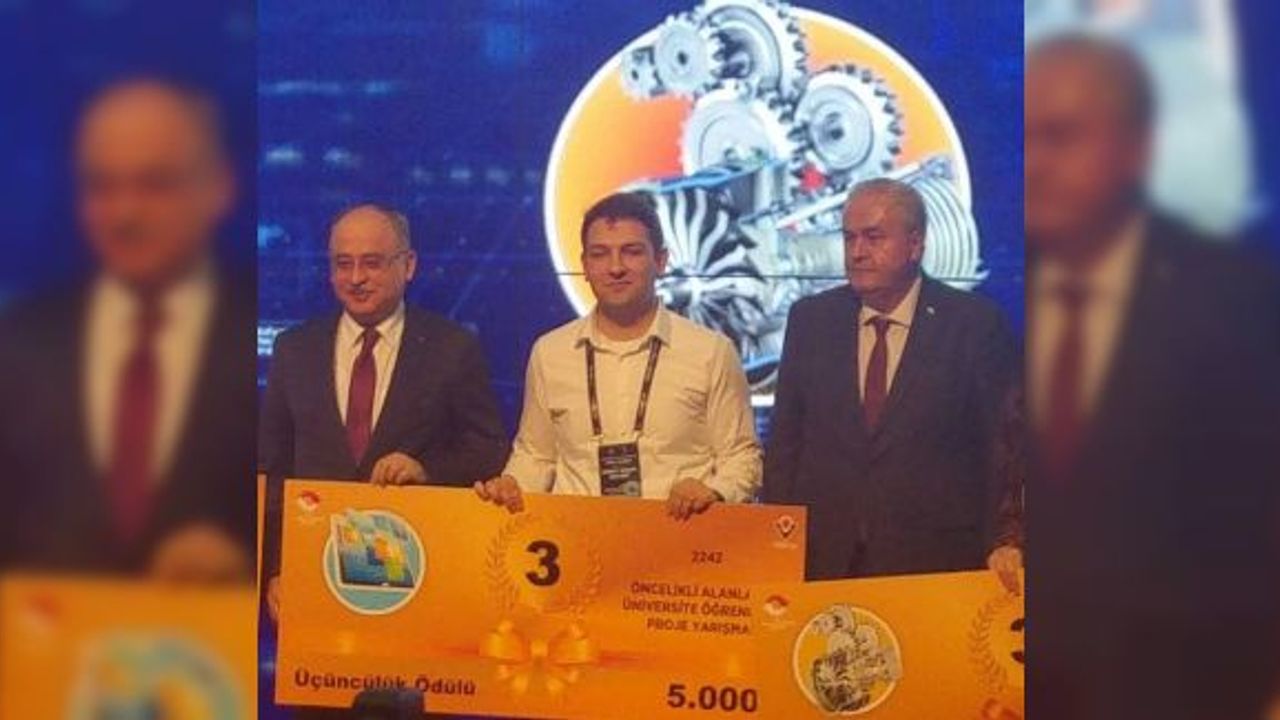 TÜBİTAK Proje Yarışması’nda Türkiye finaline Zonguldaklı Ahmet Burak kaldı