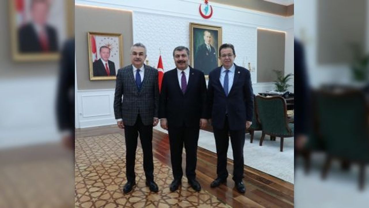 AK Partili Savaş, Sağlık Bakanı Koca’yı ziyaret etti