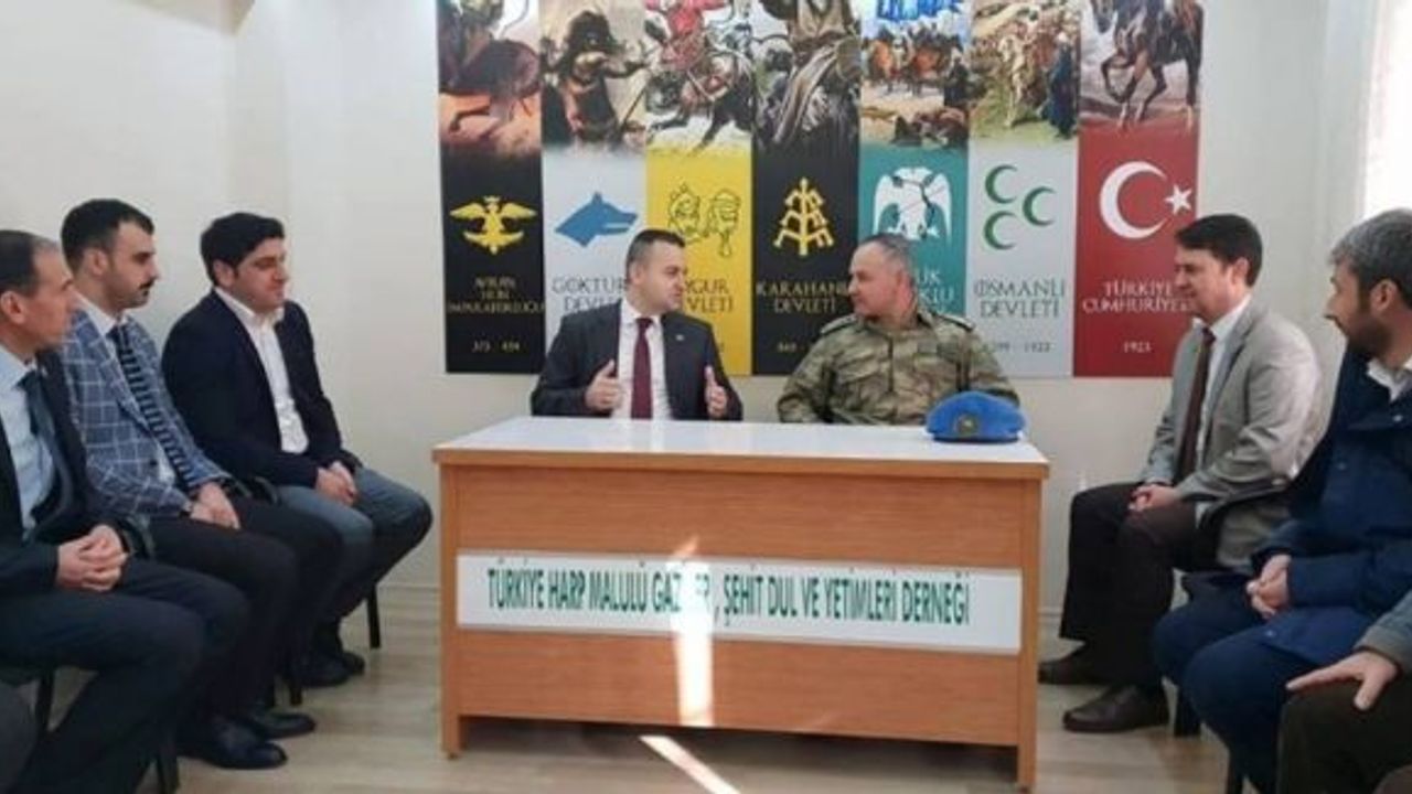 Albay Güven Dere’den şehit aileleri ve gazilere ziyaret