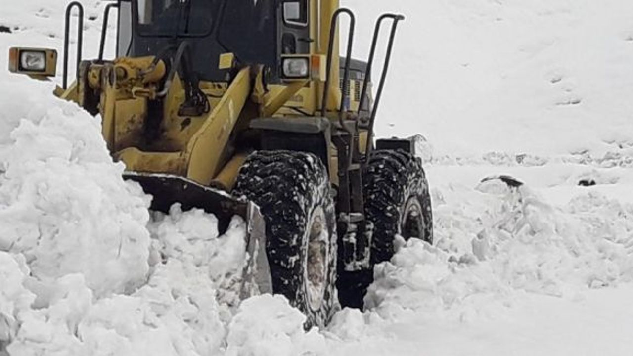 Lice’de kardan kapanan köy yolları ulaşıma açılıyor