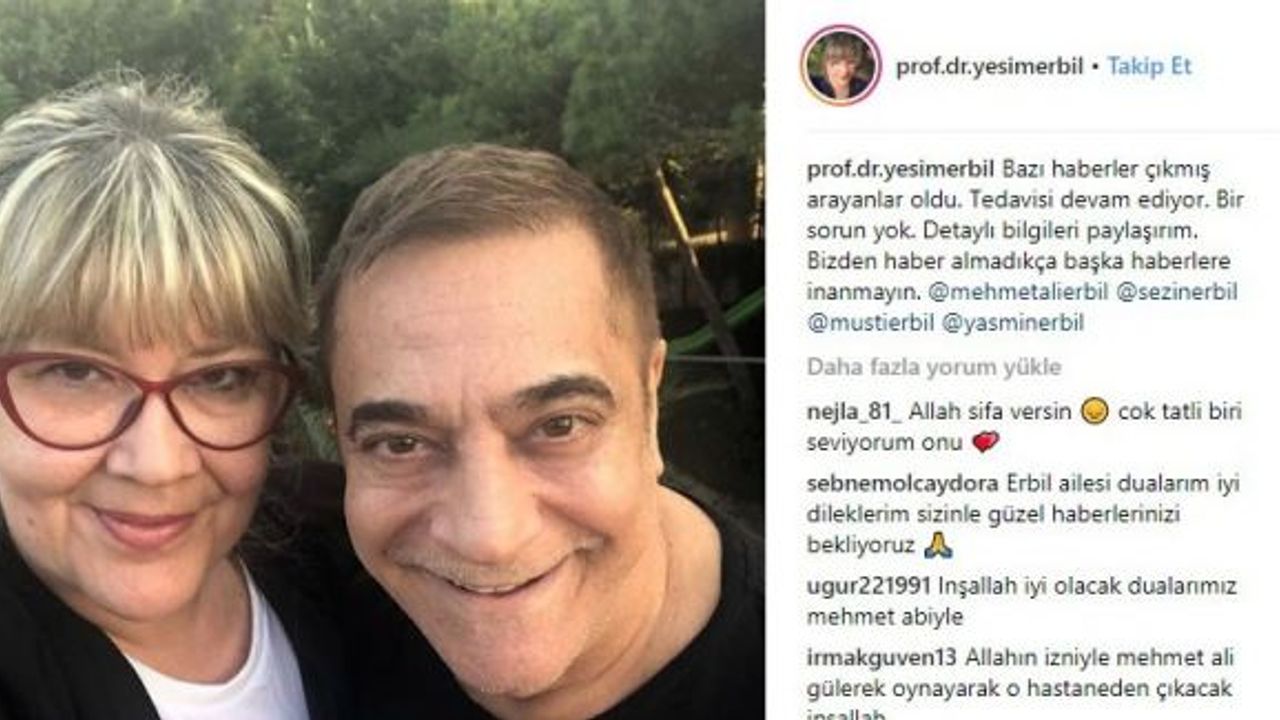 Mehmet Ali Erbil’in kardeşinden sanatçının son durumuyla alakalı açıklama