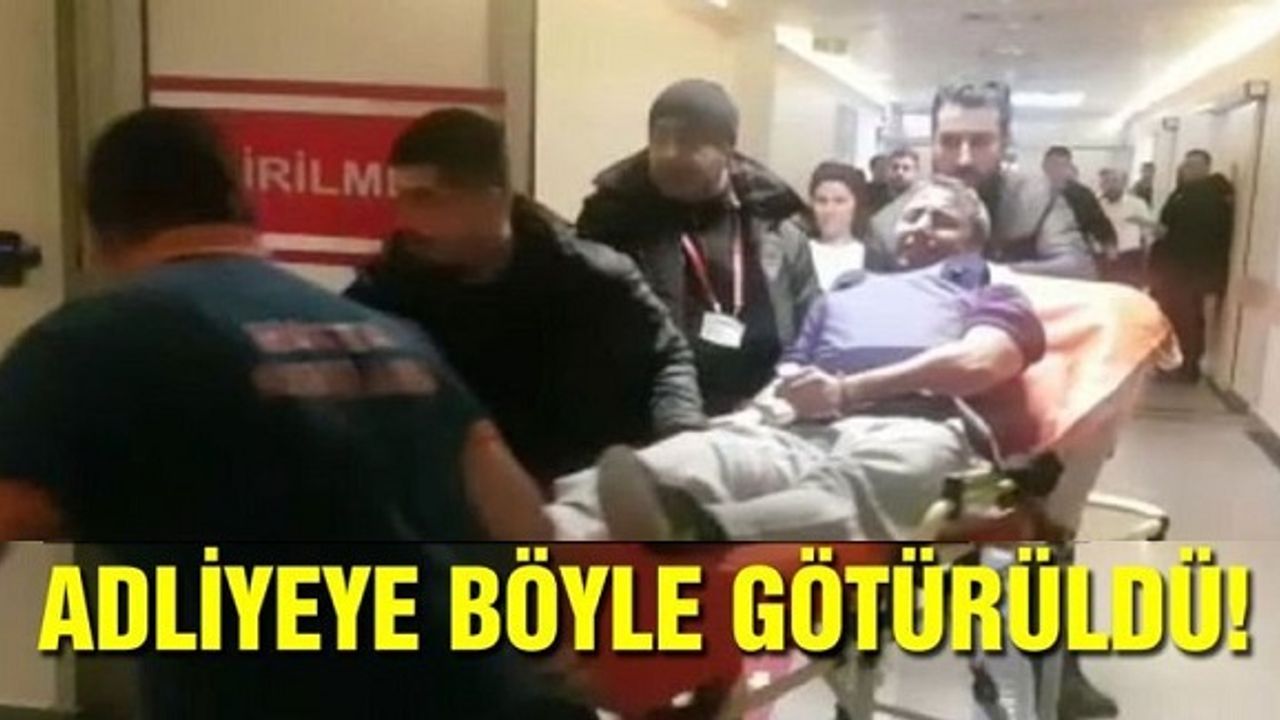 Rize Emniyet Müdürü'nü şehit eden saldırgan adliyeye böyle sevk edildi