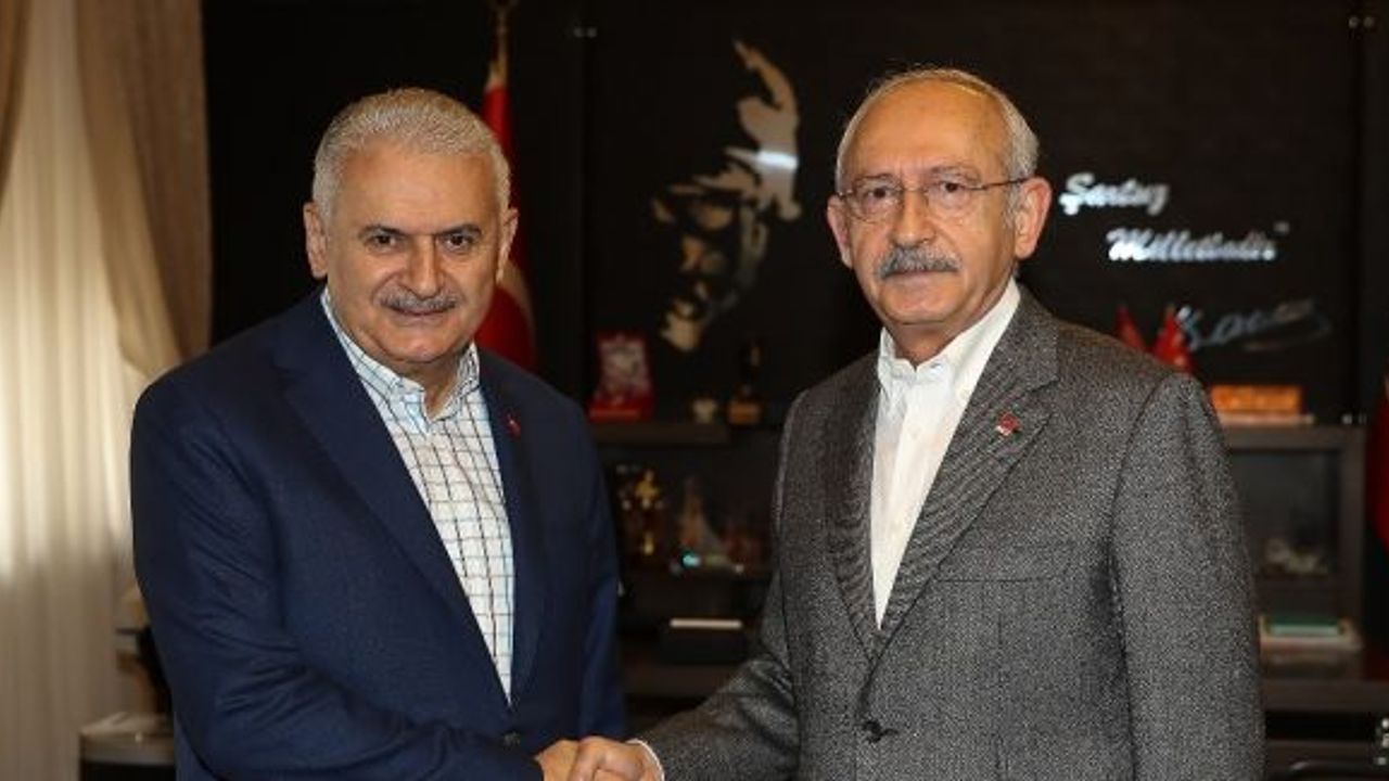 TBMM Başkanı Binali Yıldırım ile CHP Genel Başkanı Kemal Kılıçdaroğlu görüşmesi başladı.