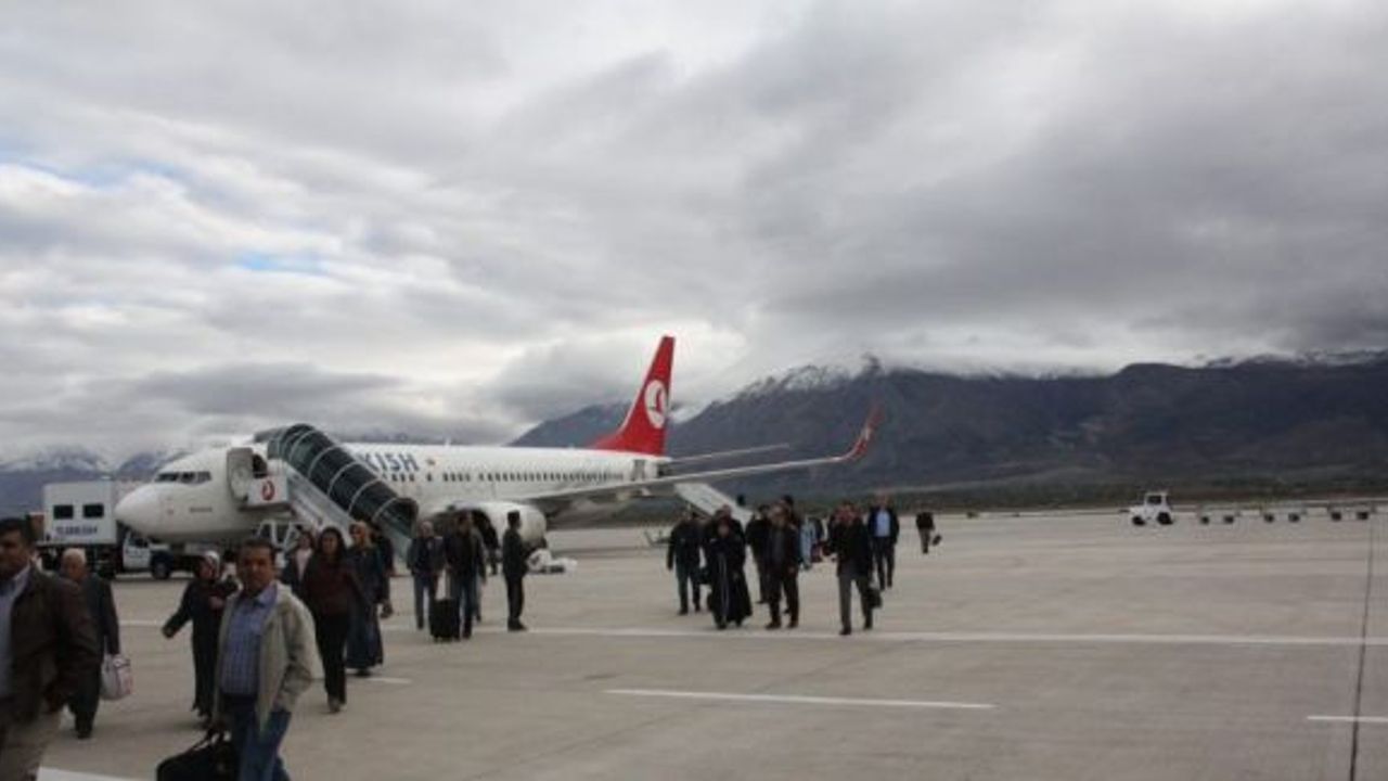 Erzincan Havalimanı’nda 494 bin 226 yolcuya hizmet verildi