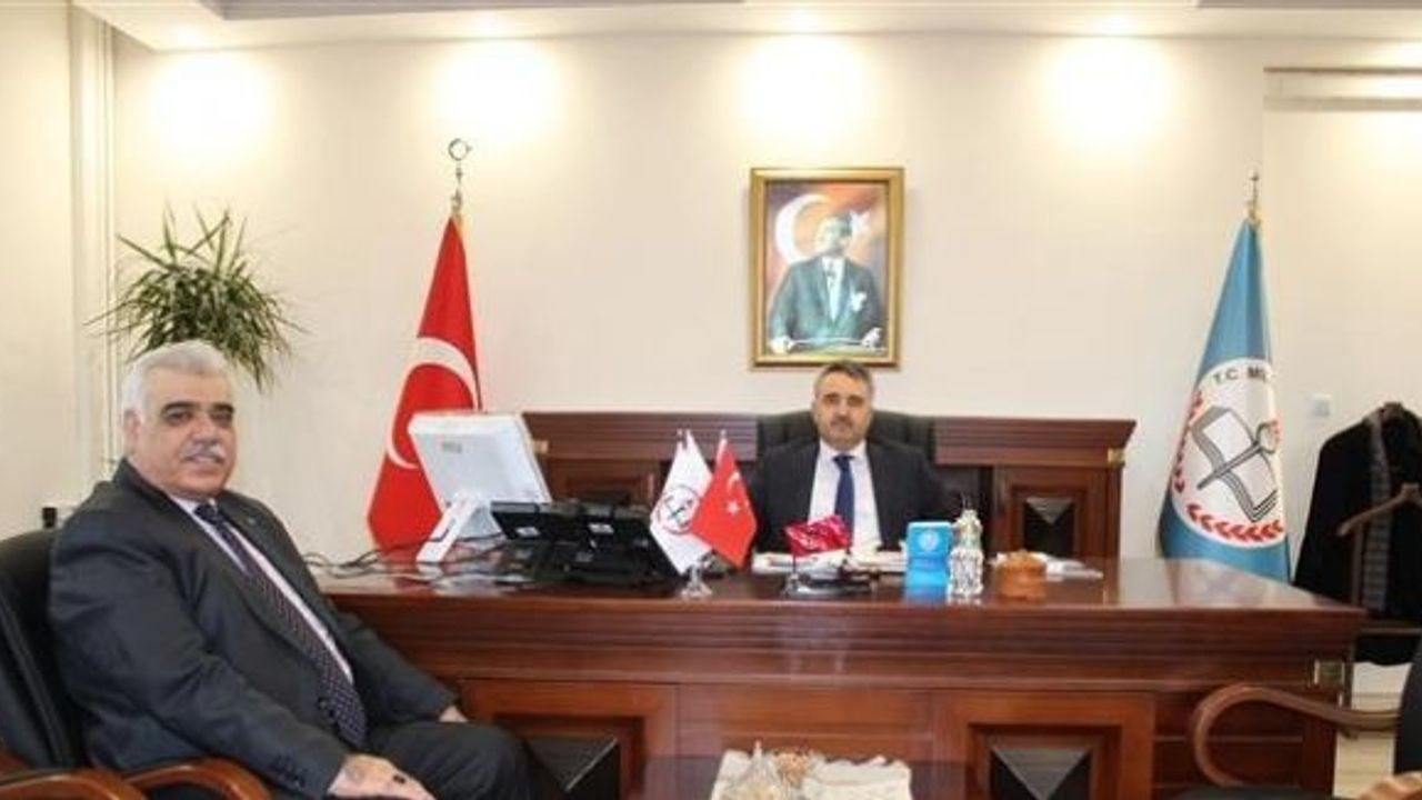 İl Müftüsü Akkuş, İl Milli Eğitim Müdürü Çelik ile bir araya geldi
