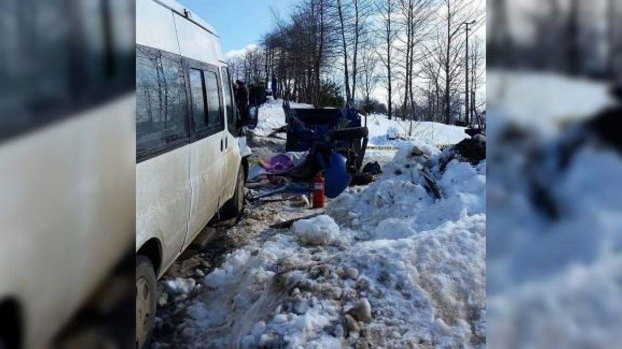 Ordu’da minibüsle patpat çarpıştı: 1 ölü, 1 yaralı