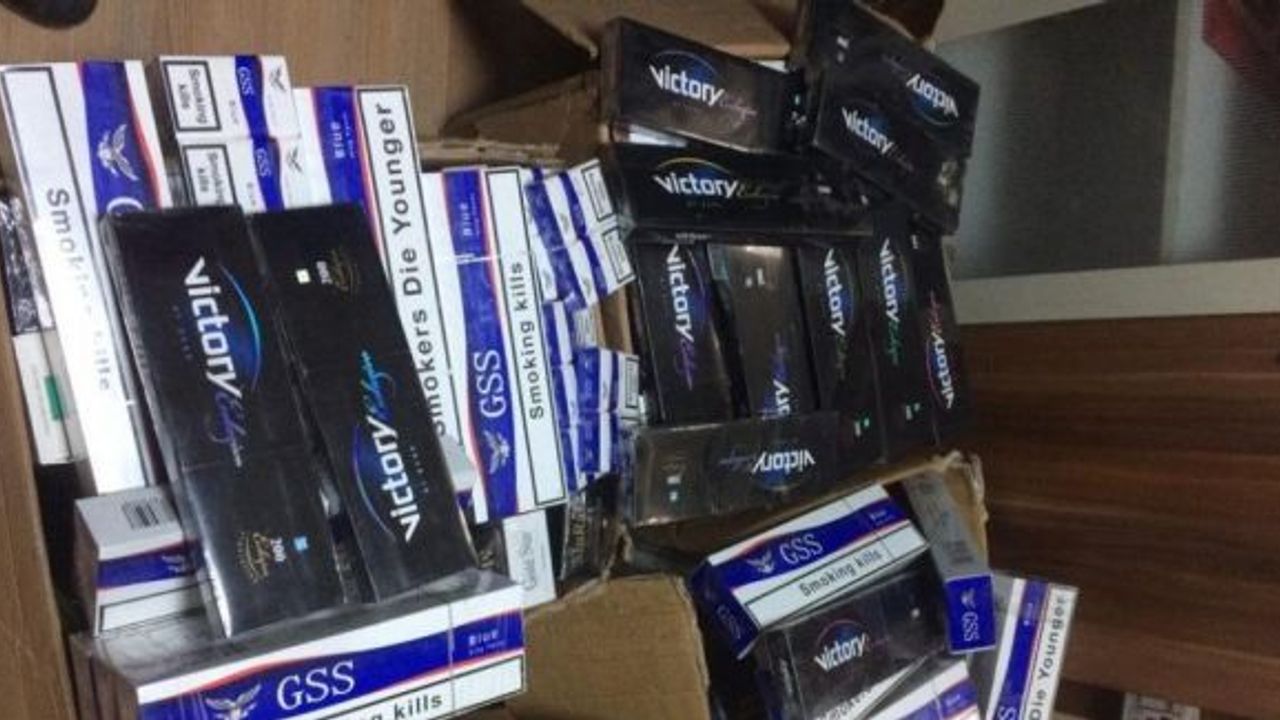 Şanlıurfa’da 13 bin 800 paket kaçak sigara ele geçirildi
