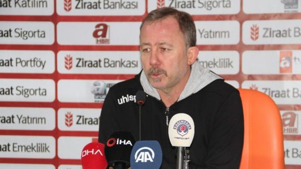 Sergen Yalçın: ”Müsabakada öteki tura geçebiliriz diye düşünüyorum”