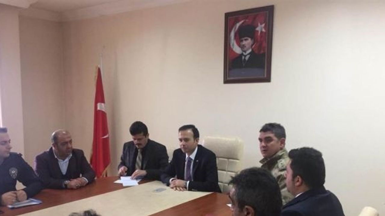 Tercan ilçe koordinasyon kurulu toplantısı yapıldı