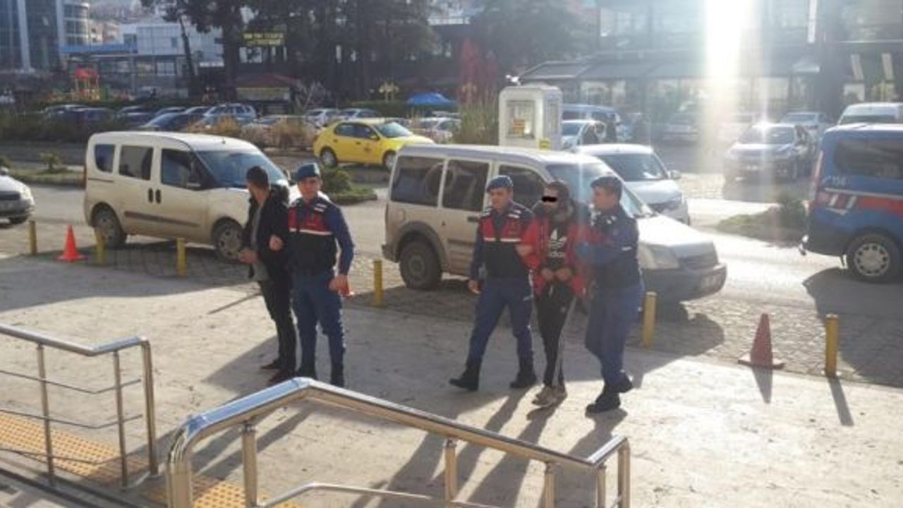 Trabzon’da 13 hırsızlık olayının zanlıları jandarma tarafından yakalanarak cezaevine gönderildi