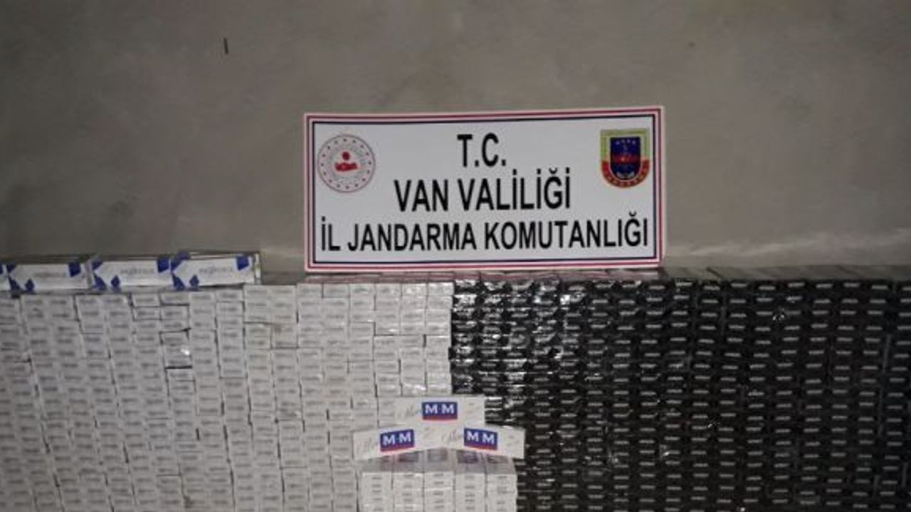 Van’da 11 bin 150 paket kaçak sigara ele geçirildi