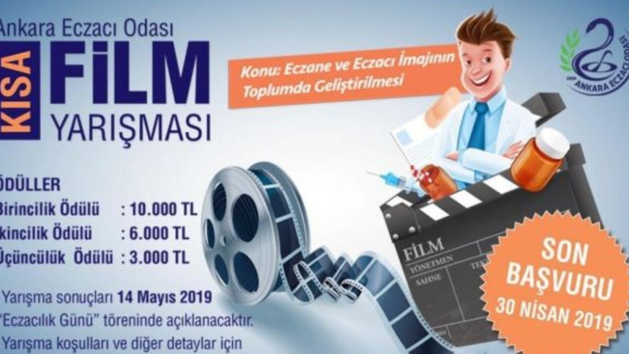 ’Eczane ve Eczacı İmajının Toplumda Geliştirilmesi’ konulu kısa film yarışması başvuruları başladı
