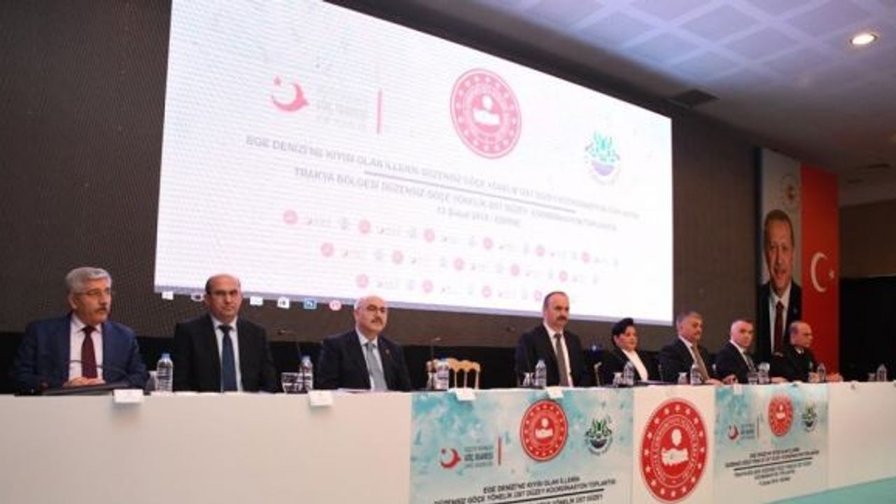 Edirne’de geniş çaplı üst düzey düzensiz göç toplantısı