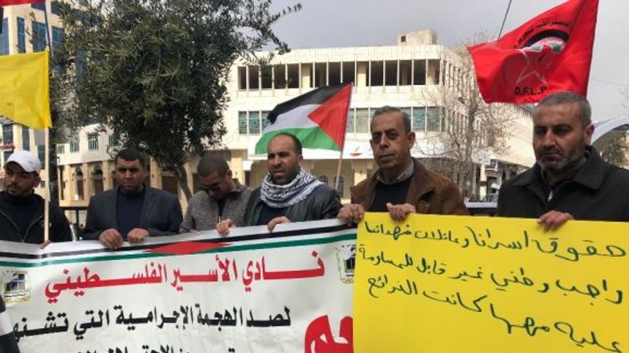 İsrail’in vergi gelirini gasp etmesi Filistin’de protesto edildi