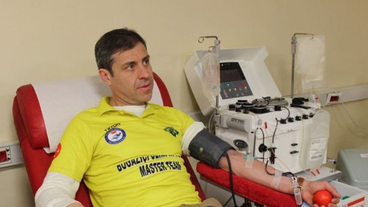 Sporcular bağış için bir araya geldi