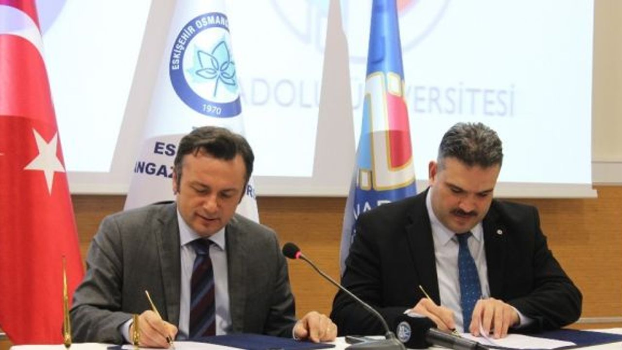 Anadolu Üniversitesi ile Osmangazi Üniversitesi arasında iş birliği protokolü