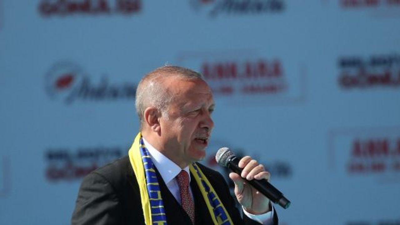 Cumhurbaşkanı recep Tayyip Erdoğan: "Bu seçim milli irade yüzsüzleri için son olacak."