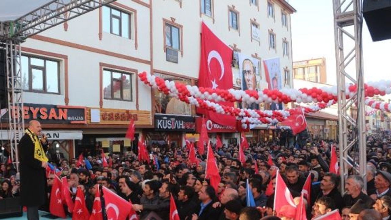 İçişleri Bakanı Soylu: ”Terör örgütü PKK artık milletimizin huzurunu bozamayacak”