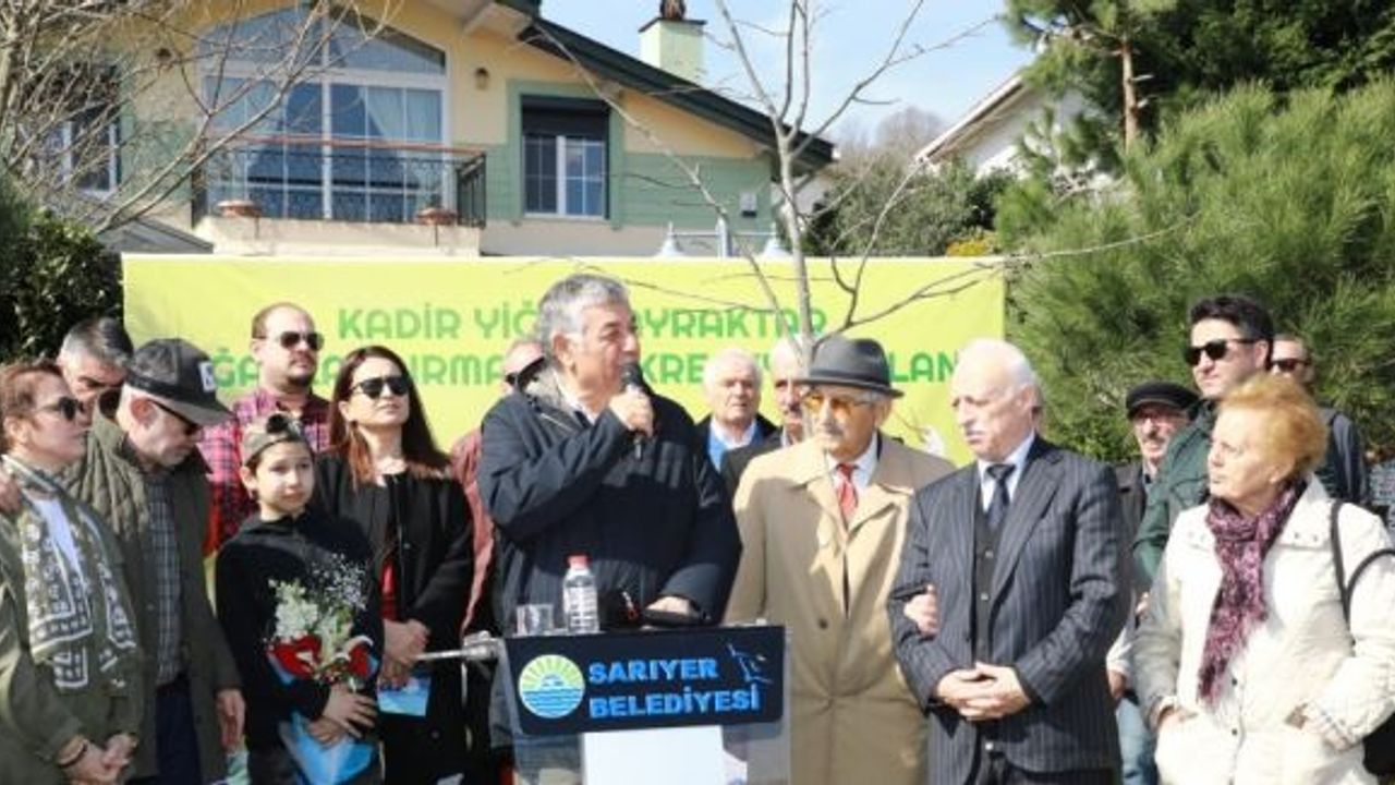 Sarıyer Belediyesi kansere yenik düşen Kadir Yiğit Bayraktar’ın adını ölümsüzleştirdi