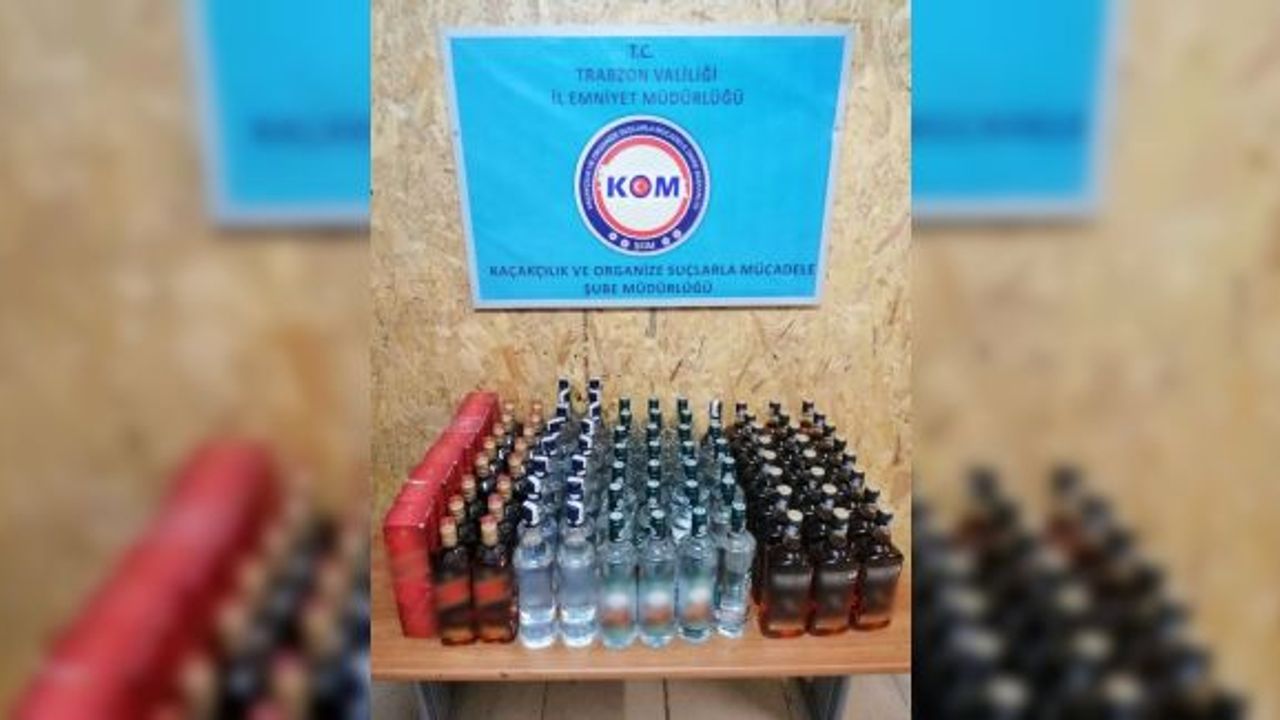 Trabzon’da 120 kilogram kaçak kestane balı ele geçirildi