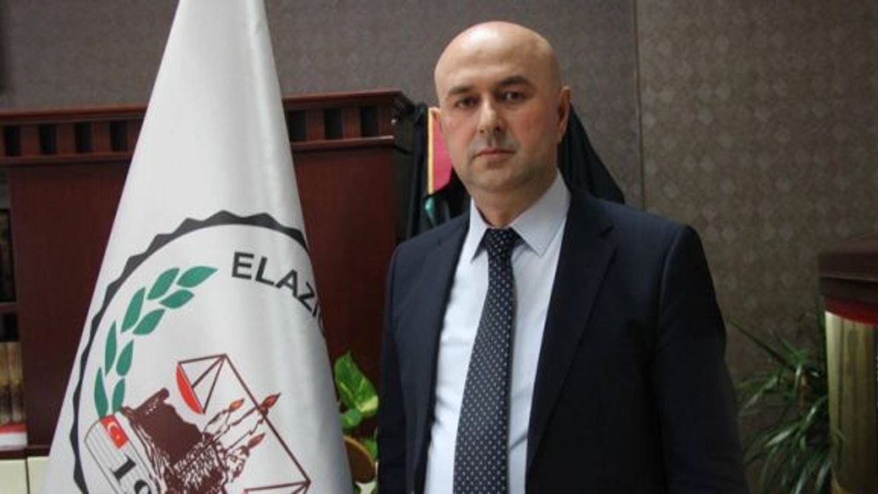 Elazığ Barosu Başkanı Mustafa Yentür yeniden seçildi