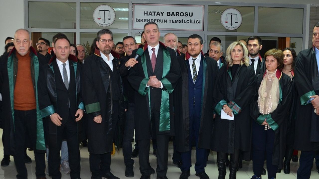 TBB Başkanı Sağkan, darp edilen avukata destek vermek üzere İskenderun'a gitti
