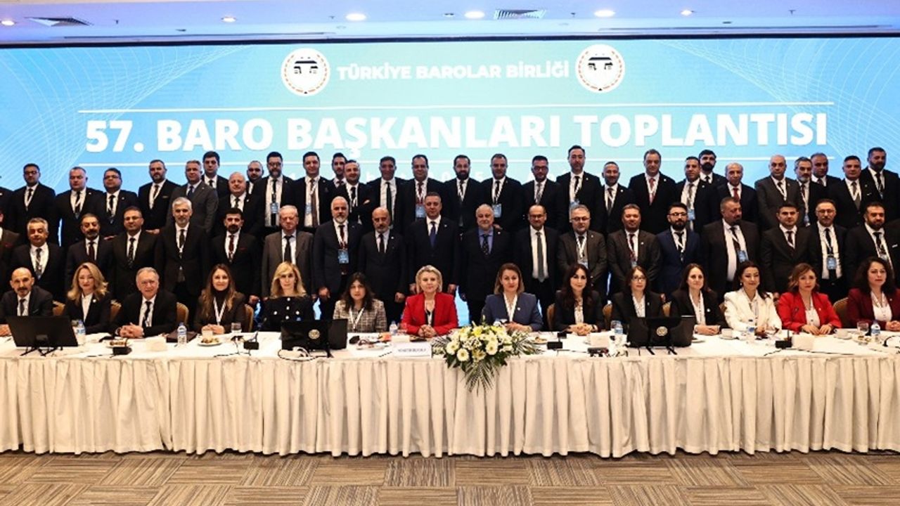 57. Baro Başkanları toplantısı yapıldı