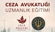 Ener Akademi, eğitim hayatına Ceza Avukatlığı Uzmanlık Eğitimi ile başlıyor