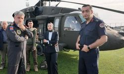 Hakim, helikopterle keşfe çıktı!