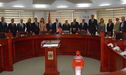 AYM Başkanı Özkaya, Kuzey Makedonya Anayasa Mahkemesini ziyaret etti