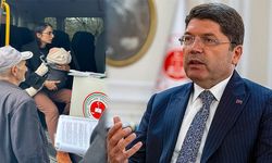 Kucağında bebeğiyle keşfe çıkan hakime Bakan Tunç'tan tebrik