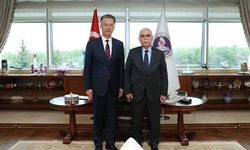 Anayasa Mahkemesi Başkanı Özkaya, Çin Yüksek Halk Mahkemesi heyetini kabul etti