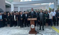 TBB Başkanı Sağkan'dan Denizli Barosu önünden açıklama