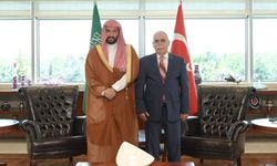 AYM Başkanı Özkaya, Suudi Arabistan Adalet Bakanı ve beraberindeki heyeti kabul etti
