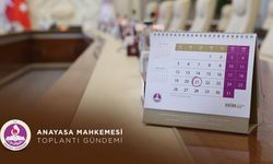 AYM'nin bu haftaki Genel Kurul gündemi belli oldu